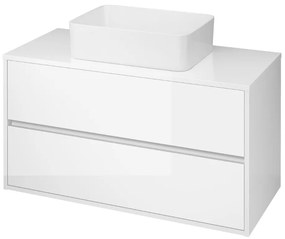 Cersanit Crea - falra szerelhető mosdószekrény 100cm, fehér fényű, S924-006