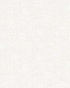 Dombornyomott Vinil Tapéta Virágok Fehér Mosható