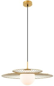 ITALUX MDM-4000/1 GD - Csillár zsinóron SARAH 1xE27/40W/230V