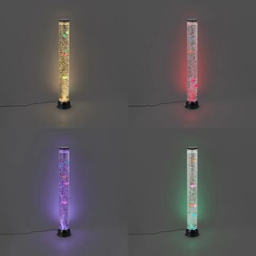 Buborékcső fekete 90 cm LED RGB-vel - Zoop