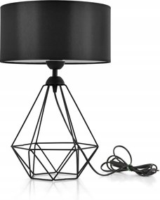 Asztali Lámpa Éjjeli Asztali Lámpa Loft Huzal Lámpabúra Nappali Hálószoba