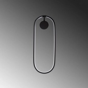 Fekete LED fali lámpa Can – Opviq lights