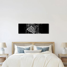 Kép - Rajz Banksy stílusában (órával) (90x30 cm)