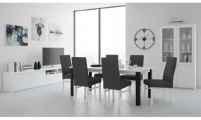 ALISON étkezőszék szürke/fehér