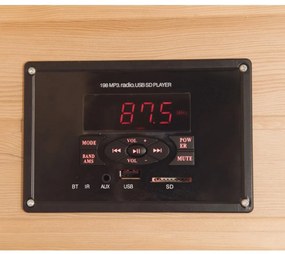 Sauna DeLuxe 3003 Carbon, világosbarna