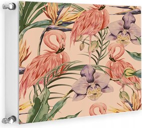 Mágneses Radiátorvédő 60x60 Flamingók Fotótapéta