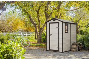 Keter Manor 4x6 műanyag szerszámos ház 198x130x192cm Bézs színű