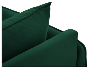 Sötétzöld bársony heverő (bal oldali) Vienna – Cosmopolitan Design