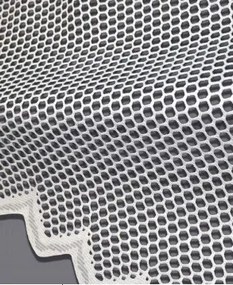 Mg Függöny méhsejt háló 125/376 Fehér 180cm magas 3,7mb lengyel Kupon