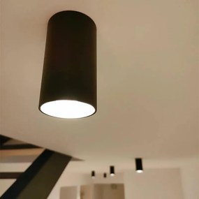 4 darabos modern, felületre szerelhető spotlámpa szett fekete 5,5 cm GU10 50 mm - Tuba