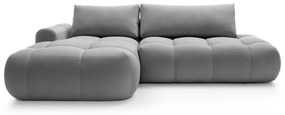 Sarokkanapé Ombre (B) (szürke + fekete) . 1100451