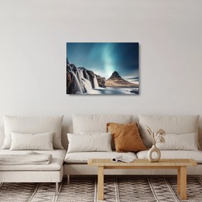 Vízesések képe (üvegen) (70x50 cm)