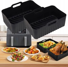 2 db Airfryer akcesoria Ninja Foodi Max Dual Zone Af400eu Af300eu 9,5l készülékhez