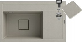 Bézs Gránit Mosogató Konyhai Maszkoló Kupak Modern Rendo