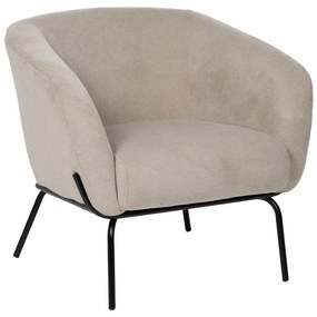 Bézs zsenília fotel Classic – Ixia