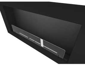InFire - Fali BIO kandalló 120x56 cm 3kW fekete