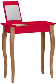 Lillo piros fésülködőasztal tükörrel, szélesség 65 cm - Ragaba