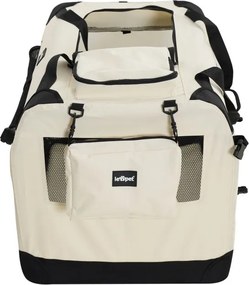 Leopet Szállítódoboz kutyáknak L 70 x 52 x 52 cm bézs