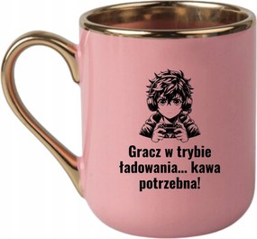 Bögre Elegáns Rózsaszín Arany Rant Vicces Ajándék Gamer Játékos