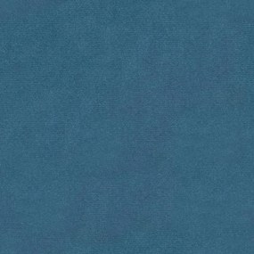 kék bársony tárolóülőke 110 x 45 x 49 cm