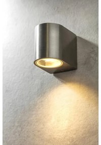 Lámpa Fali lámpa TIAGO 1 irányú, GU10, MAX. 35W, IP54, AC220-240V, 50/60Hz, inox