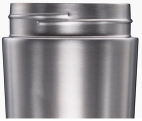 Sötétkék-fényes ezüstszínű utazóbögre 450 ml Sipp – Joseph Joseph