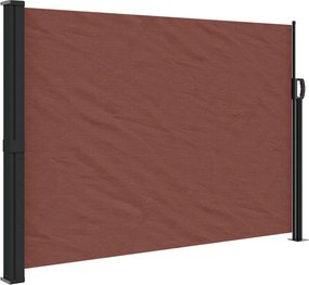 vidaXL barna kihúzható oldalsó napellenző 140 x 300 cm