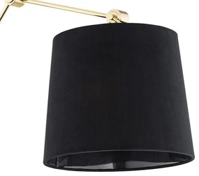 Argon 4898 - Fali lámpa ZAKYNTOS PLUS 1xE27/15W/230V fekete/arany