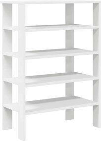 vidaXL fehér szerelt fa cipőtároló szekrény 61x32x87,5 cm