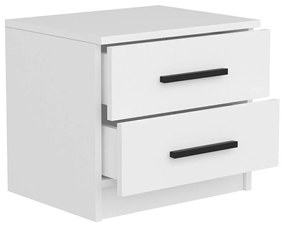 Éjjeliszekrény Bubose 3 (fehér). 1094444