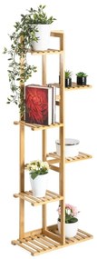 G21 virágállvány 6 szintes, bambusz