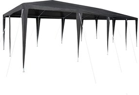 vidaXL Partysátor Antracit 800 x 400 x 266 cm Poliészter és Acél