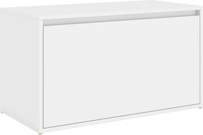 vidaXL fehér szerelt fa előszoba pad 80 x 40 x 45 cm