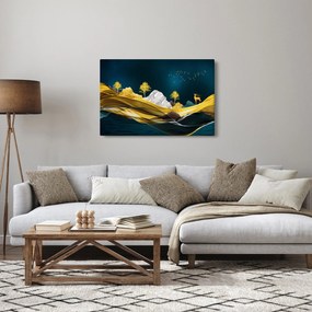 Kép - Szarvas a tájban (90x60 cm)