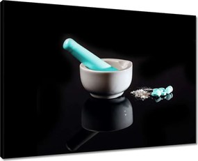 Vászonkép 70x50 Kék tabletták