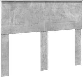 vidaXL Fejtámla Beton Szürke 135 cm Faanyag