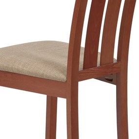 Étkezőszék, barna, tömör fa, BC-2602 TR3