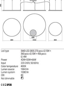 Függeszték Bronz ORBIT REDO 01-1925-TRIAC