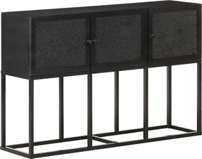 vidaXL tömör mangófa tálalószekrény 115 x 30 x 76 cm