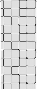 vidaXL zuhanyzó redőny 90x240 cm szövet szélessége 86 cm
