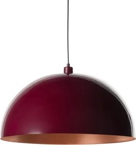 Brilagi - LED csillár kábellel METALO 1xE27/40W/230V átm. 40 cm bordó/rézszínű