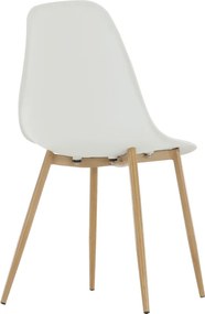Szék, fehér/natúr, SINTIA