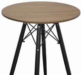 Kör asztal ANELLO Dark Ash 60cm