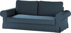 Dekoria Backabro 3 személyes kinyitható kanapé huzat Ikea kék