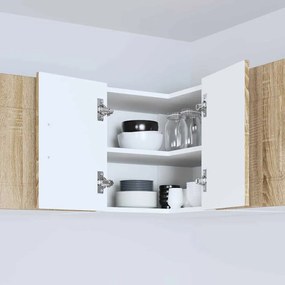 Fali konyhaszekrény Sonoma tölgy 57 x 57 x 40 cm Faanyag