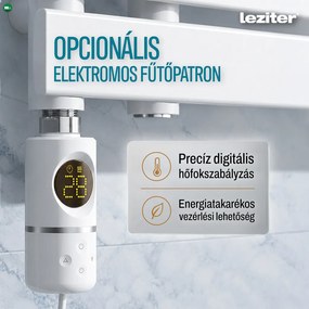 Solaro Design törölközőszárító radiátor 1200x500 mm fehér