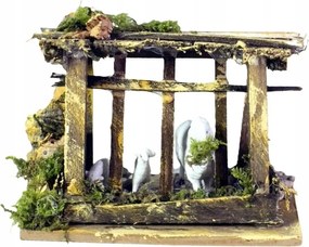 BĂĄrĂĄnyos karĂĄm karĂĄcsonyi betlehemhez- 11-13cm-es figurĂĄkhoz 10x6x7cm