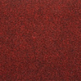 15 db piros öntapadó lépcsőszőnyeg 65x24,5x3,5 cm