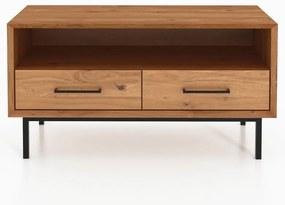 Natúr színű tölgyfa TV-állvány 90x50 cm Abies – The Beds