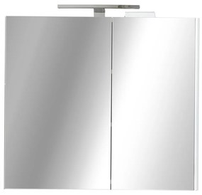 TMP SHARP Tükrös fürdőszobai szekrény LED világítással - 75 cm